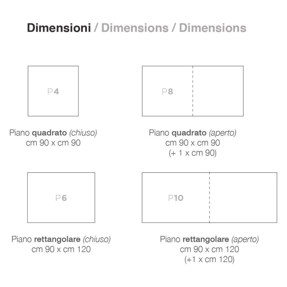 Masa extensibila pana la 240 cm in lemn lacuit Design Made in Italy - Jacobs Viadurini