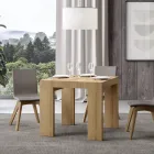 Masa extensibila pana la 246 cm in Microparticule de Lemn Made in Italy - Arbor Viadurini