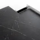 Masa extensibila la 270 cm cu blat HPL si baza din aluminiu - Villongo Viadurini