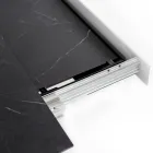 Masa extensibila la 270 cm cu blat HPL si baza din aluminiu - Villongo Viadurini