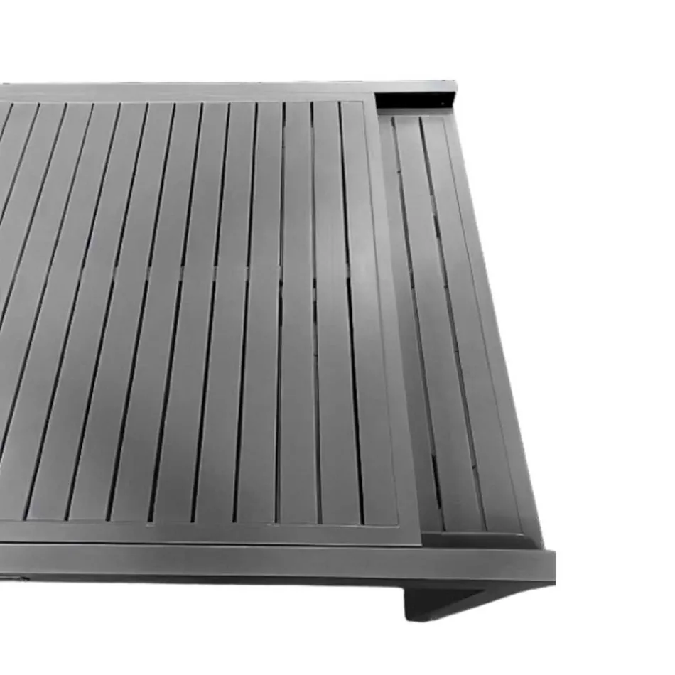 Masă extensibilă 270 cm în aer liber cu cadru din aluminiu - Sheet Viadurini