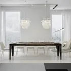 Masa extensibila la 284 cm in diferite dimensiuni si finisaje Made in Italy - Plaja Viadurini