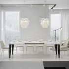 Masa extensibila la 284 cm in diferite dimensiuni si finisaje Made in Italy - Plaja Viadurini