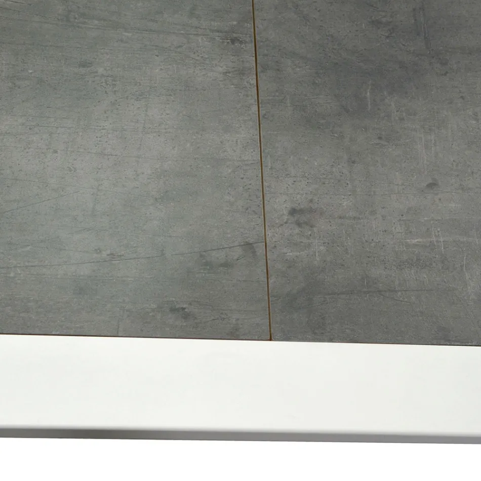 Masă extensibilă 300 cm din aluminiu cu inserție HPL - Righello Viadurini