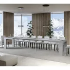 Masa extensibila pana la 440 cm in Microparticule de Lemn Made in Italy - Arbor Viadurini