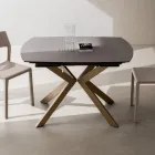 Masă extensibilă tip butoi din HPL stratificat cu diferite finisaje - Incontro Viadurini