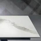 Masă extensibilă cu extensie laterală din vitroceramică - Aperol Viadurini