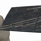 Masa extensibila cu baza si blat in diferite finisaje Made in Italy - Settimmio Viadurini