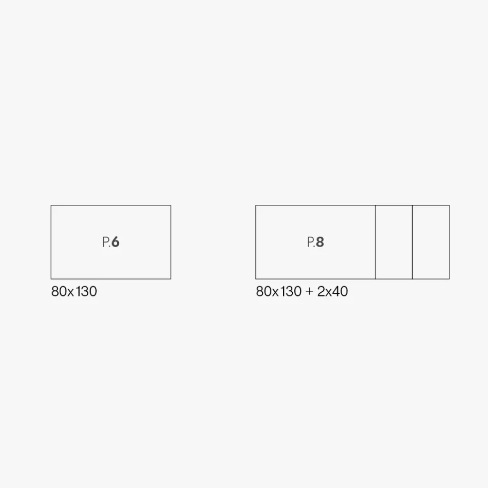 Masa extensibila cu picioare din metal alb si blat melaminat - Shaila Viadurini