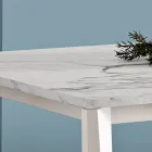 Masa extensibila cu blat melaminat si baza metalica - Ariel Viadurini