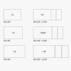 Masa extensibila cu blat melaminat si baza metalica - Ariel Viadurini