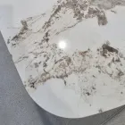 Masă extensibilă de la 180 la 260 cm din piatră sinterizată Gres cu finisaj Pandora - Orion Viadurini