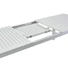 Masă de grădină extensibilă din aluminiu cu blat cu lamele - Passport Viadurini