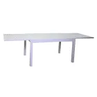 Masă de grădină extensibilă fabricată în întregime din aluminiu - Sheet Viadurini