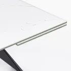 Masa de sufragerie extensibila 240 cm Blat din sticla si ceramica - Barone Viadurini