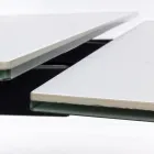 Masa de sufragerie extensibila 240 cm Blat din sticla si ceramica - Barone Viadurini