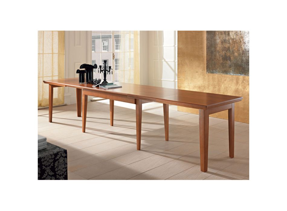 Masa de sufragerie din lemn cu design 14 locuri la 380 cm - Marzena Viadurini