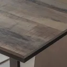 Masă extensibilă din lemn și metal până la 280 cm - Gallotto Viadurini