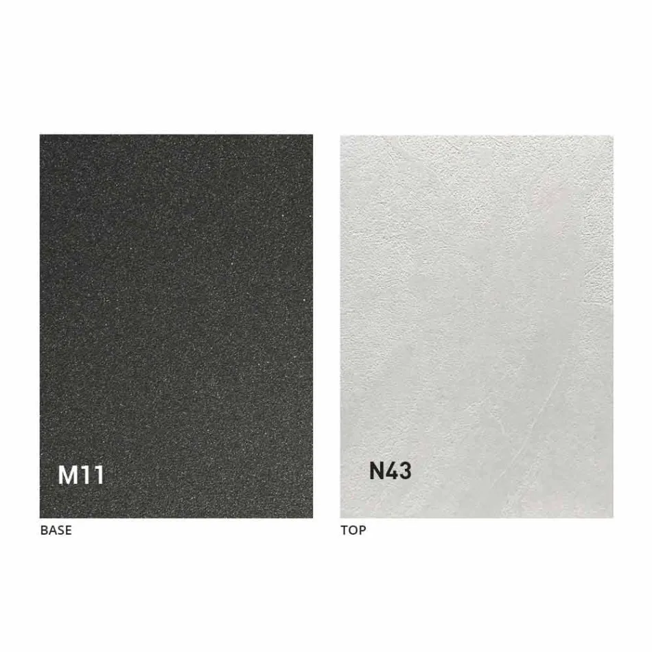 Masă extensibilă din lemn și metal până la 280 cm - Gallotto Viadurini