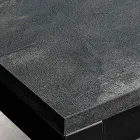 Masa de living extensibila cu blat melaminat si picioare metalice - Shaila Viadurini