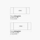 Masa de living extensibila din metal si sticla ceramica Made in Italy - Meluso Viadurini