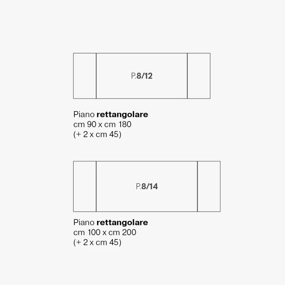Masa de living extensibila din metal si sticla ceramica Made in Italy - Meluso Viadurini