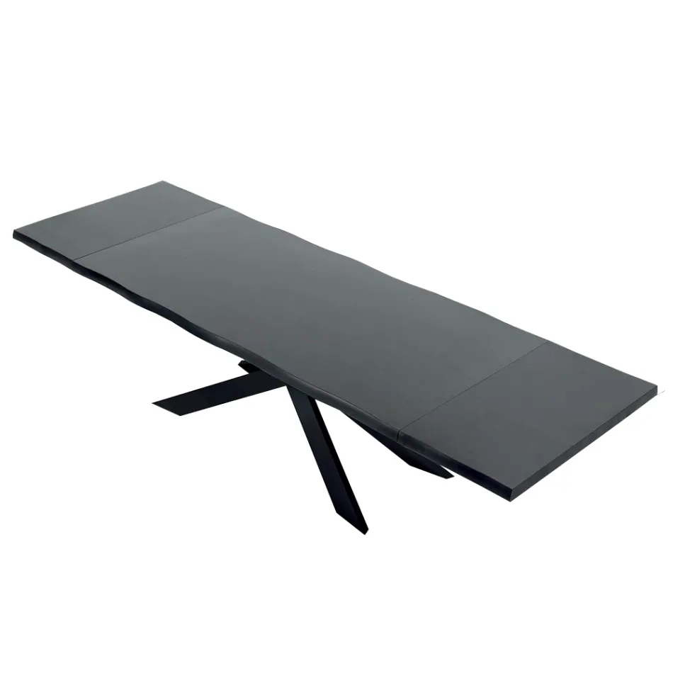 Masa extensibila pana la 14 locuri din lemn furniruit Made in Italy - Grotta Viadurini