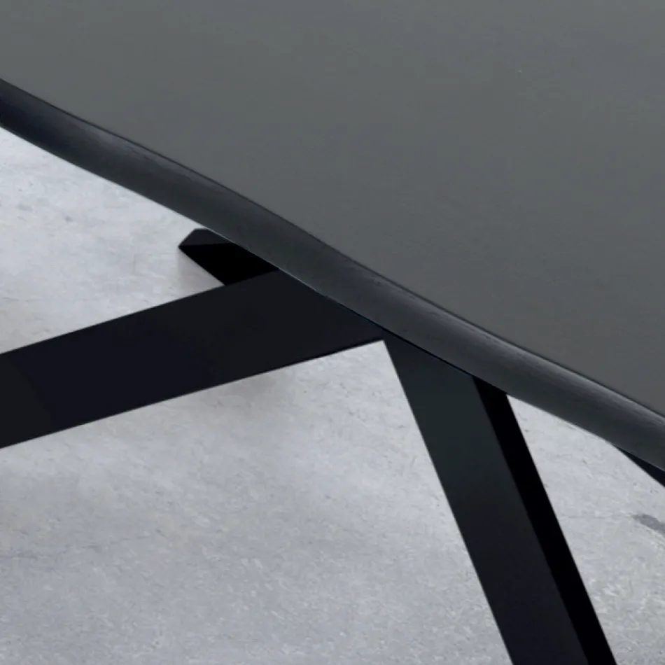 Masa extensibila pana la 14 locuri din lemn furniruit Made in Italy - Grotta Viadurini