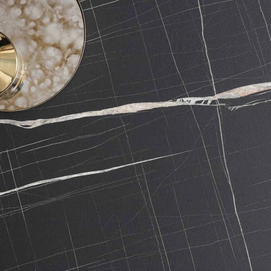 Masa extensibila pana la 238 cm metal si Hpl colorat Made in Italy - Pablito Viadurini