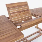 Masa de gradina din lemn extensibila pana la 240 cm, de la Design - Roxen Viadurini