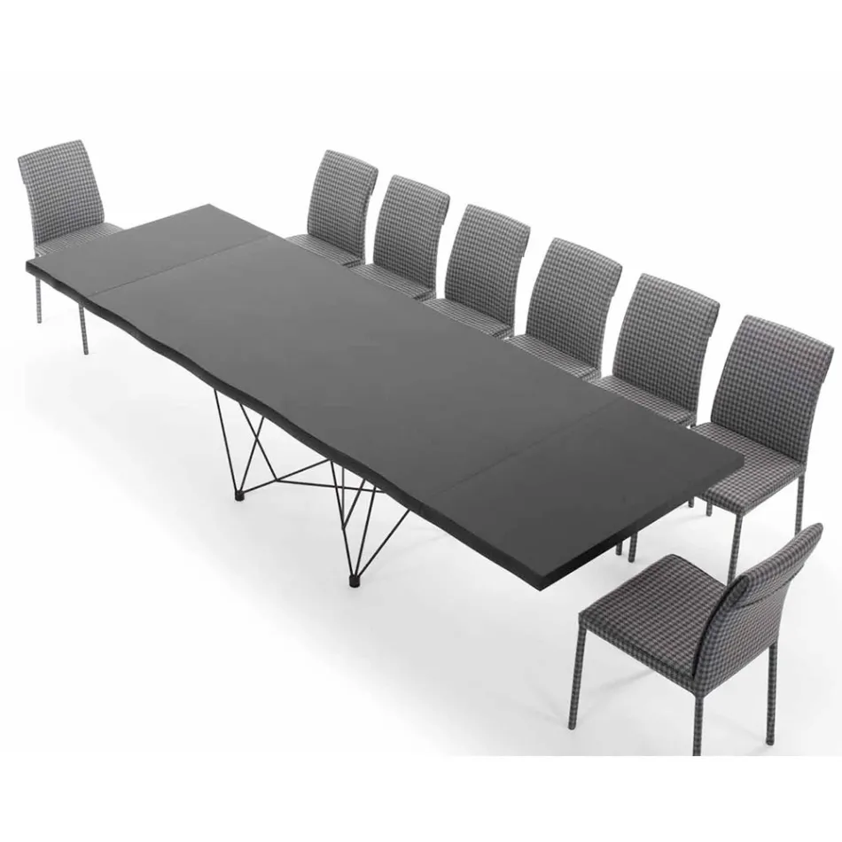 Masa extensibila pana la 300 cm din lemn furniruit Made in Italy – Ezzellino Viadurini