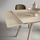 Masă extensibilă până la 180 cm din piatră și metal cu efect de marmură - Numa Viadurini