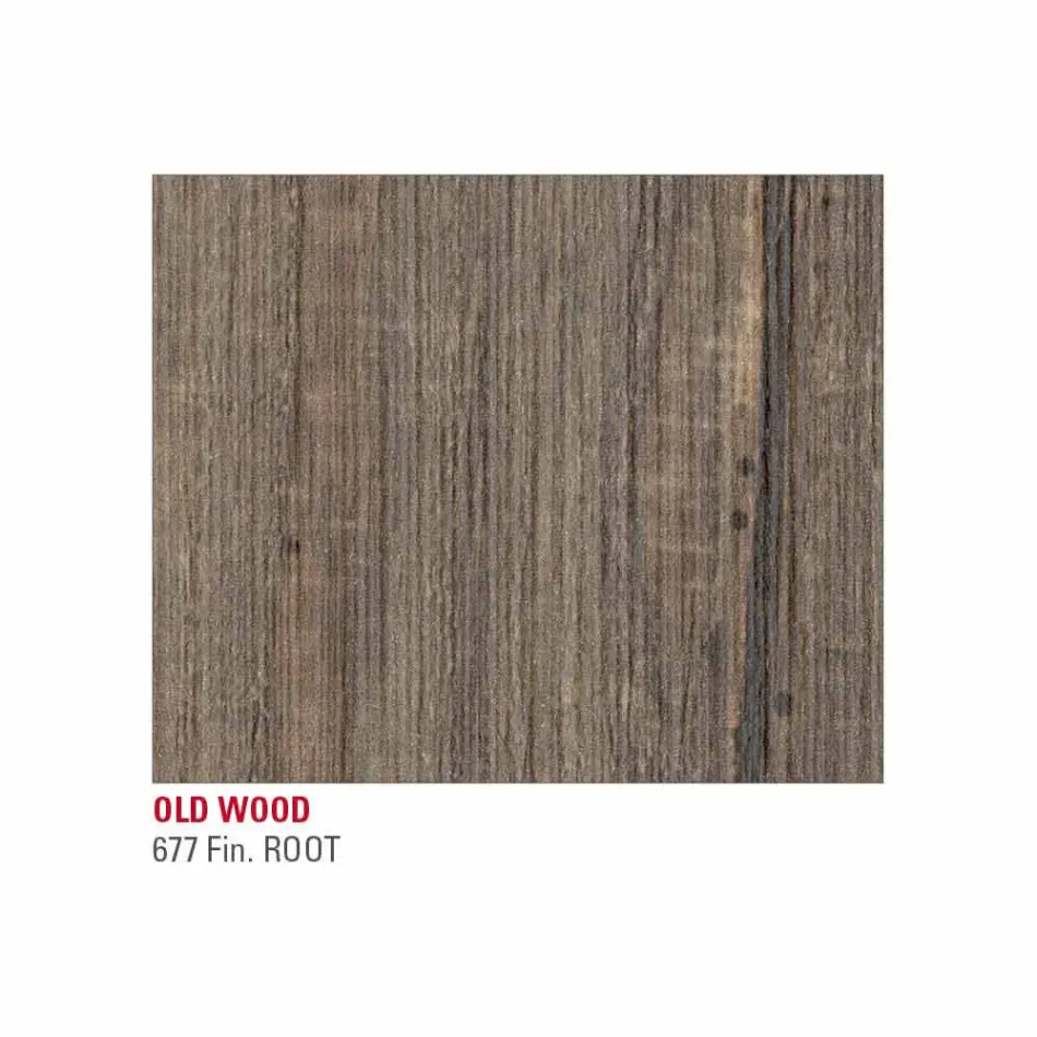 Masă extensibilă Până la 222 cm în Hpl Effect Wood Made in Italy - Vulcano Viadurini