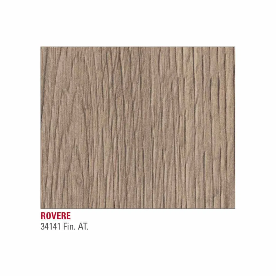 Masă extensibilă Până la 222 cm în Hpl Effect Wood Made in Italy - Vulcano Viadurini