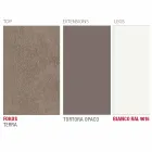 Masă extensibilă Până la 238 cm în Laminam și Metal Fabricat în Italia - Remigio Viadurini