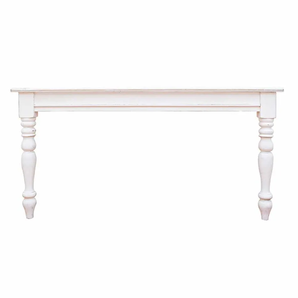 Masă extensibilă Până la 240 cm în lemn de mango și MDF Homemotion - Tongo Viadurini