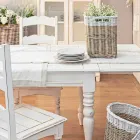 Masă extensibilă Până la 240 cm în lemn de mango și MDF Homemotion - Tongo Viadurini