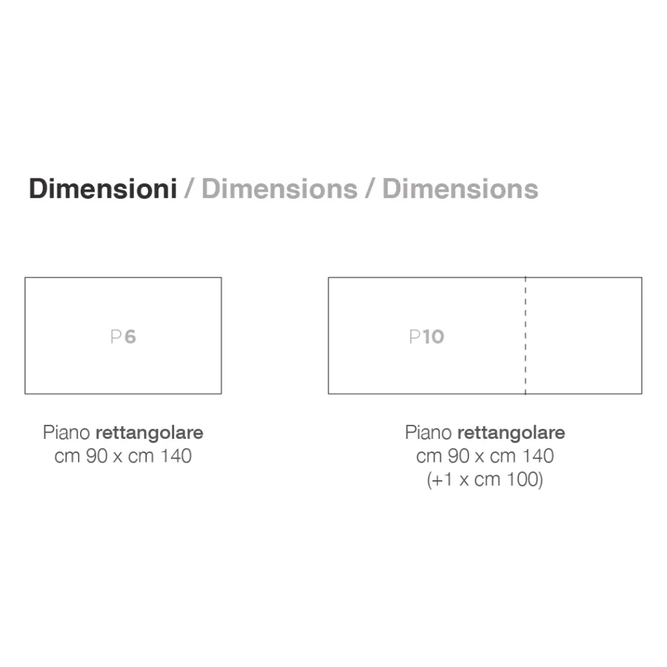 Masa extensibila pana la 240 cm din lemn lacuit Made in Italy - Adrienne Viadurini