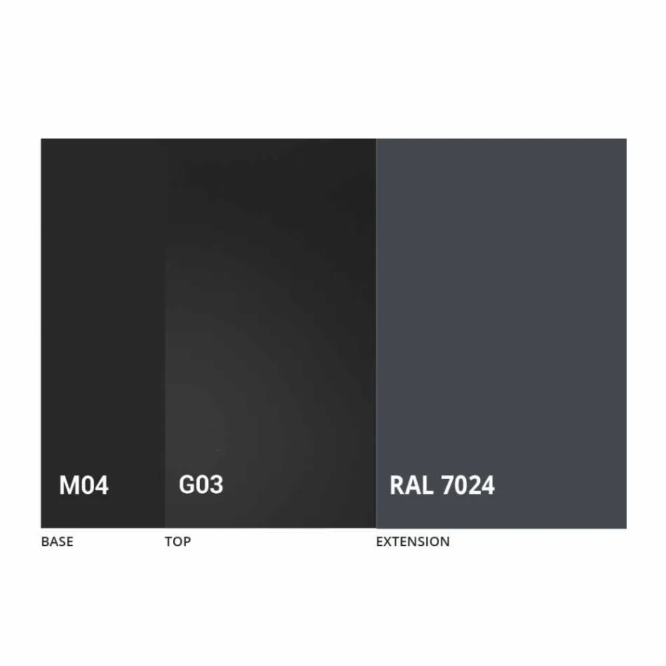 Masă extensibilă Până la 250 cm cu blat din sticlă Made in Italy - Pitagora Viadurini