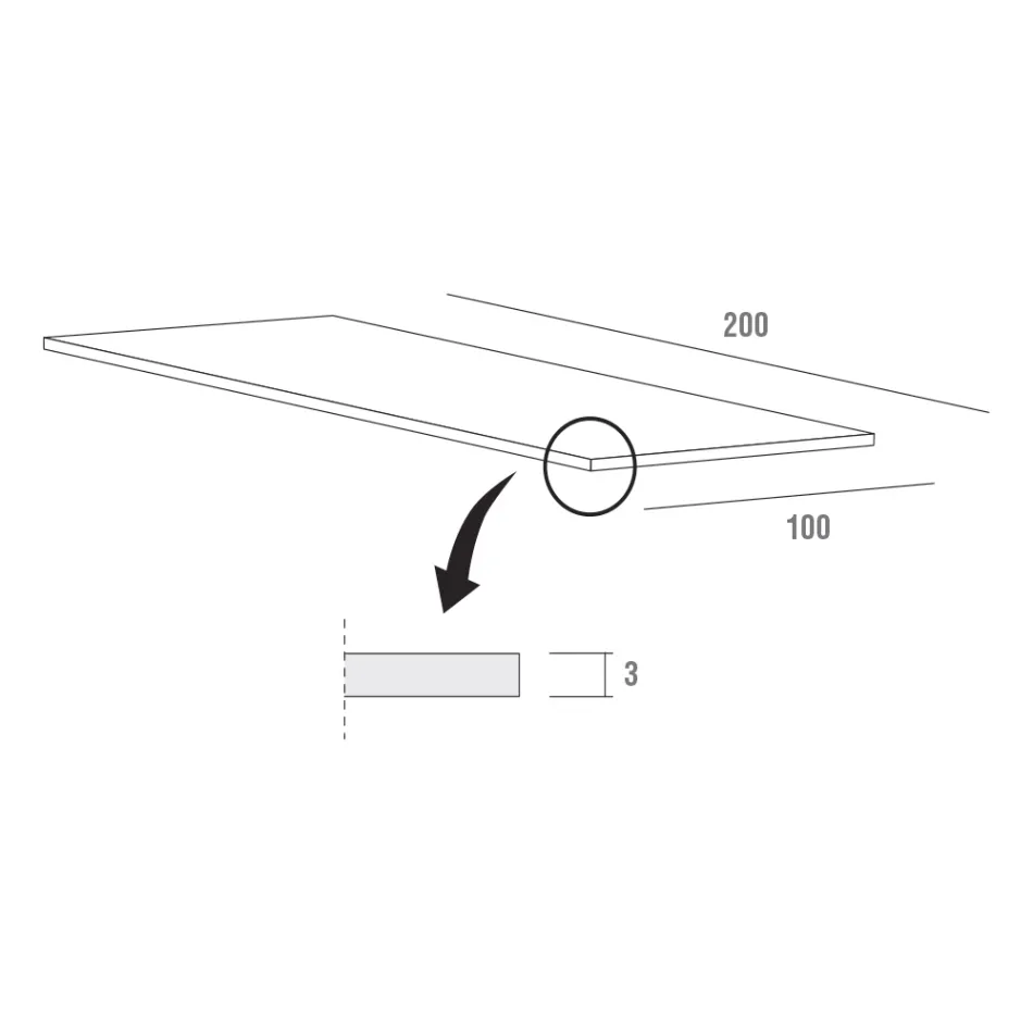 Masă extensibilă Până la 280 cm în Fenix Made in Italy, Prețioasă - Aresto Viadurini