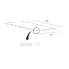 Masă extensibilă Până la 280 cm în Fenix Made in Italy, Prețioasă - Aresto Viadurini