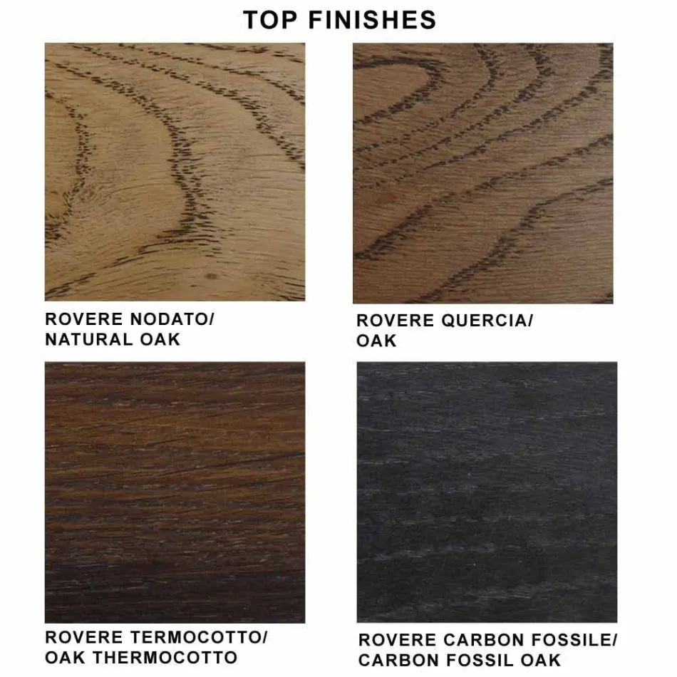 Masa extensibila pana la 280 cm din sticla si lemn furniruit – Eugrafo Viadurini