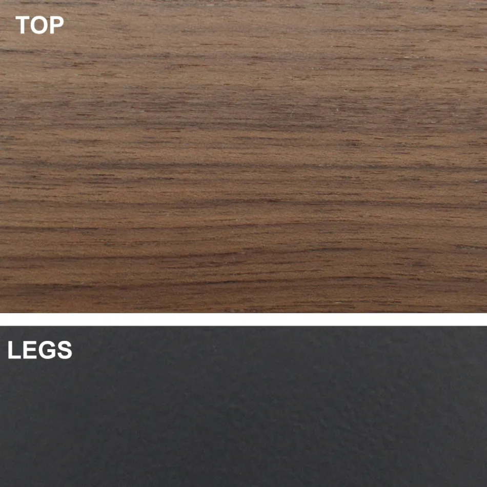 Masa extensibila pana la 300 cm cu blat furniruit Made in Italy - Grotta Viadurini