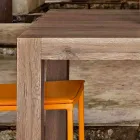 Masă extensibilă de până la 300 cm, un design modern, melamină Oky Viadurini