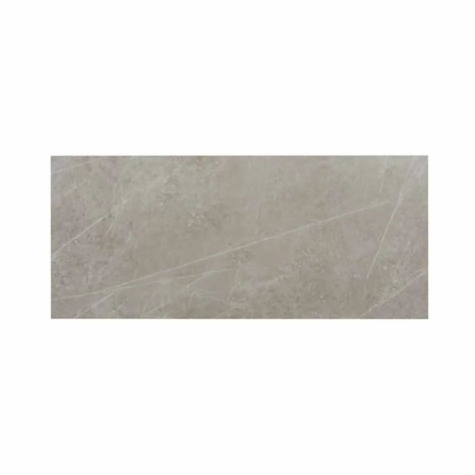 Masă extensibilă Până la 300 cm în picioare din ceramică și lemn - Ipanemo Viadurini