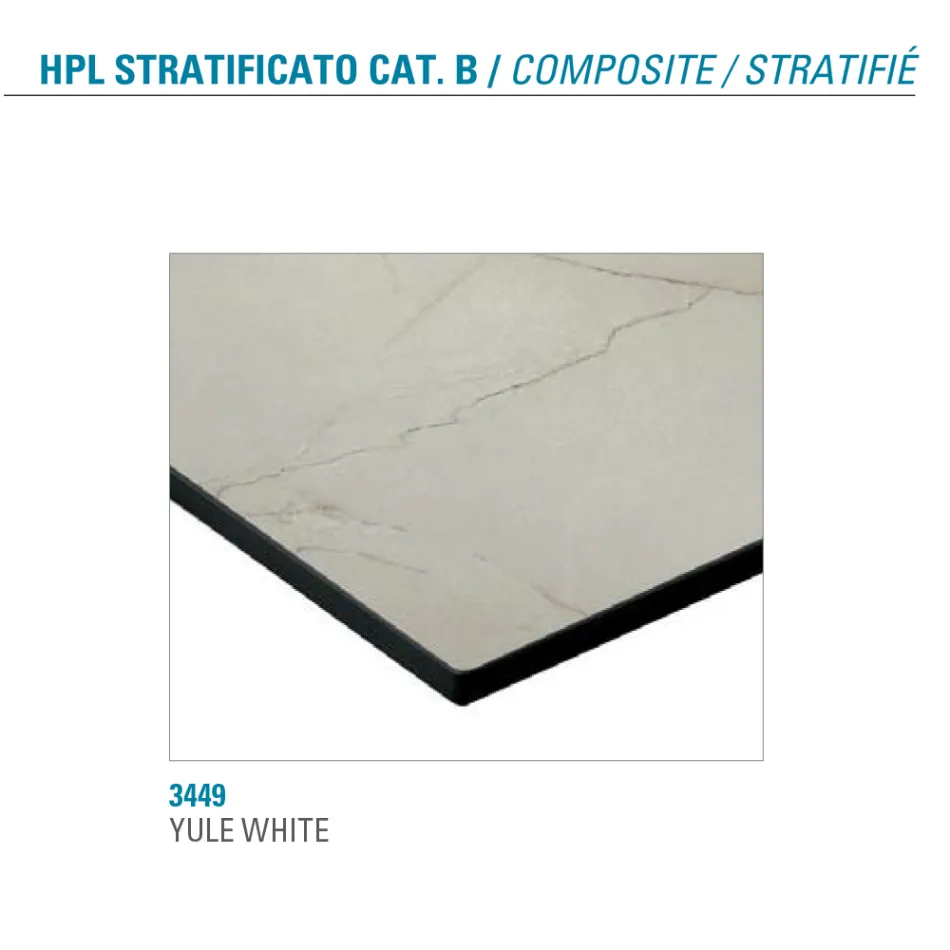 Masa extensibila pana la 300 cm din HPL stratificat Made in Italy - Bastiano Viadurini