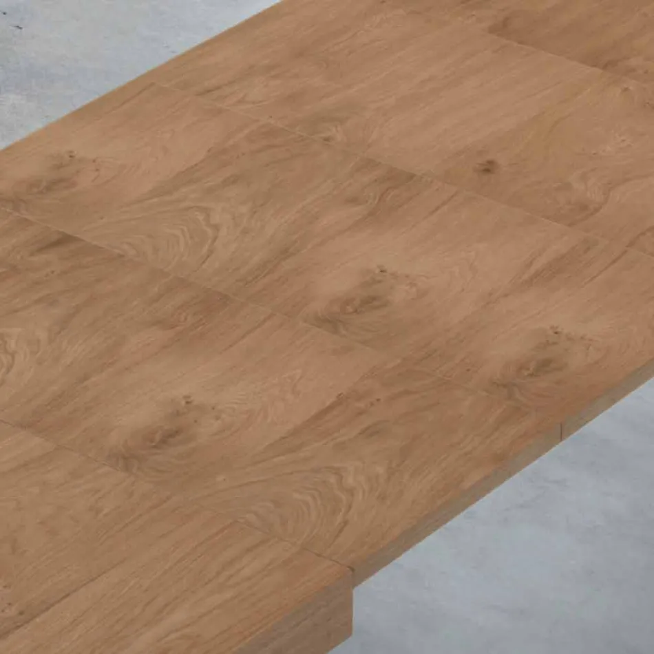Masa extensibila pana la 470 cm din lemn furniruit Made in Italy – Gordito Viadurini