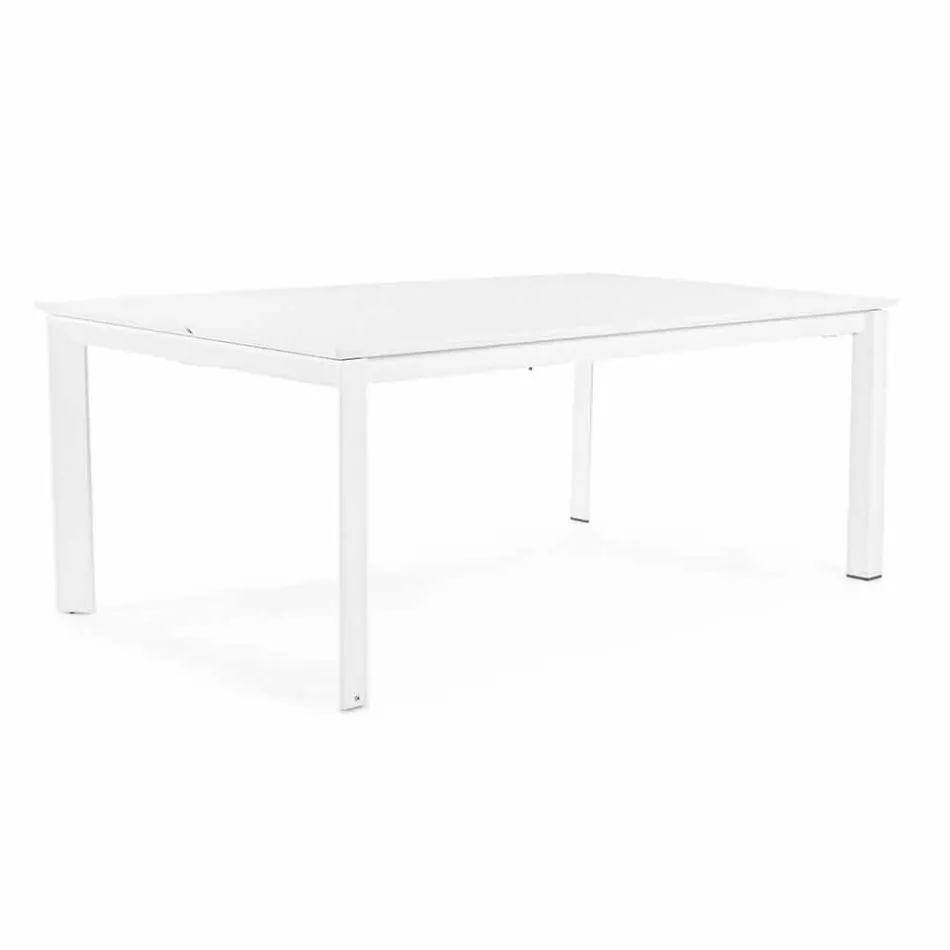 Masă extensibilă în design modern din aluminiu pentru casă în aer liber - Casper Viadurini