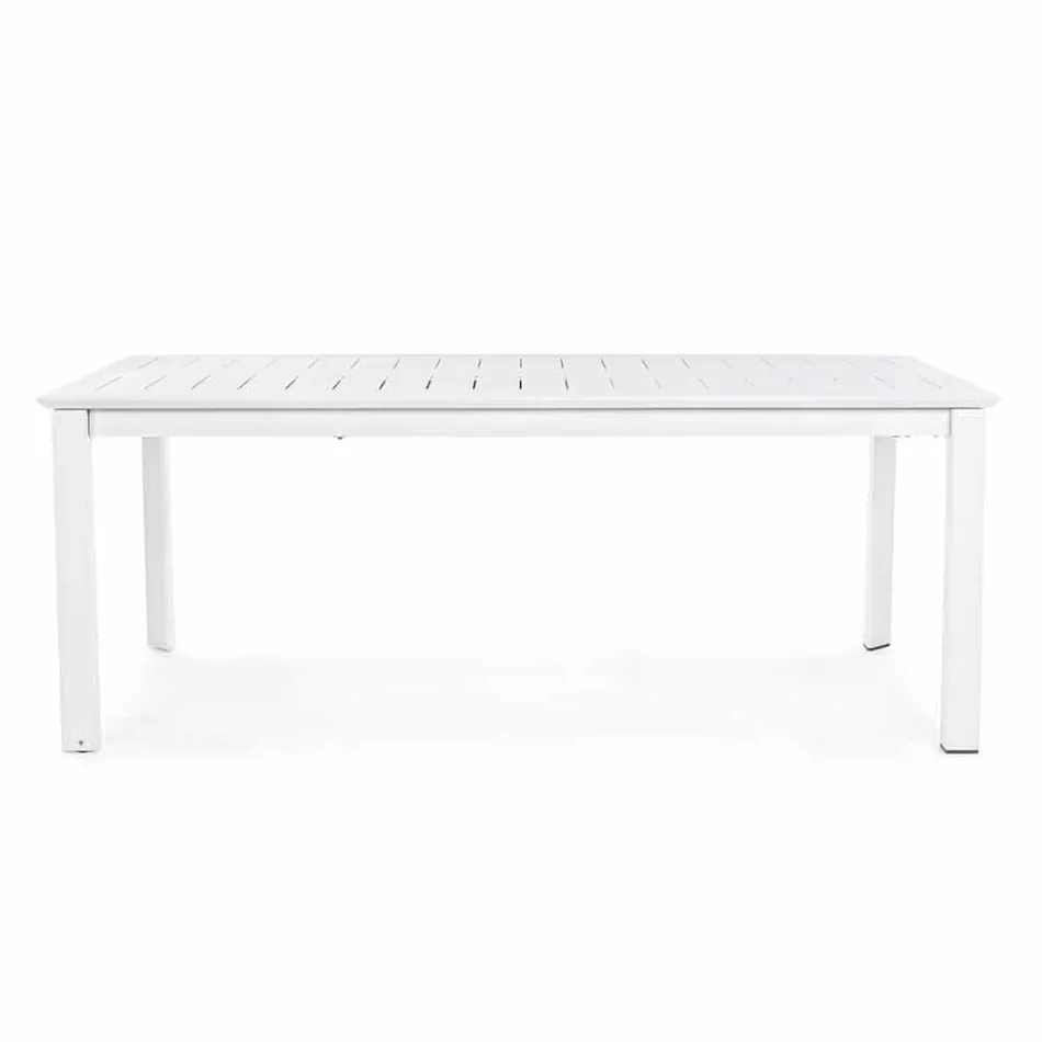 Masă extensibilă în design modern din aluminiu pentru casă în aer liber - Casper Viadurini