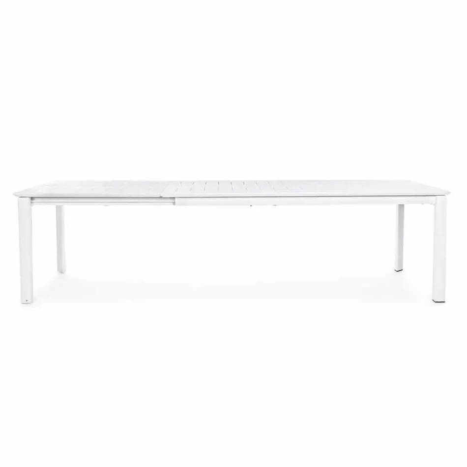 Masă extensibilă în design modern din aluminiu pentru casă în aer liber - Casper Viadurini